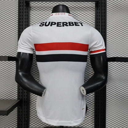 Player Version Sao Paulo Jersey 25/26 Home Football Kit Soccer Jersey