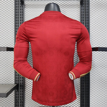 Player Version Bayern Munich Jersey 25/26 Anniversary Edition Long Sleeves Football Kit Soccer Jersey